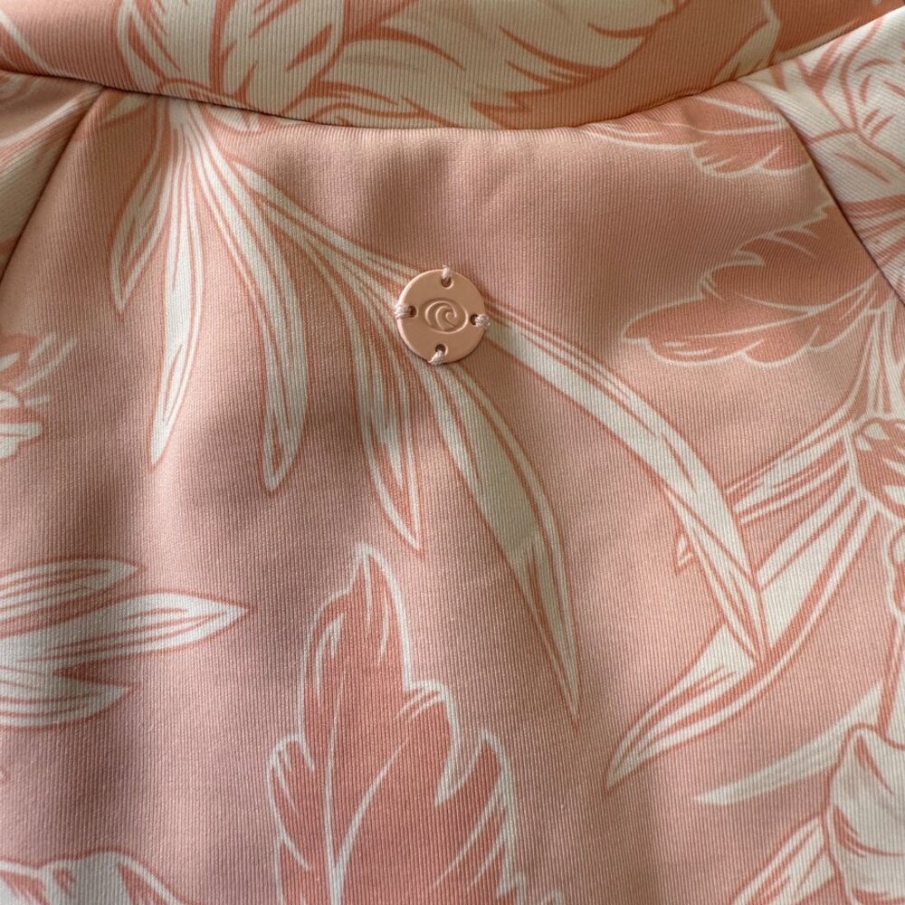 PIPING HOT AUSTRALIA Floral Rash Guard Swimsuit Girls 10 Pink Long Sleeve Swim - Picture 6 of 9